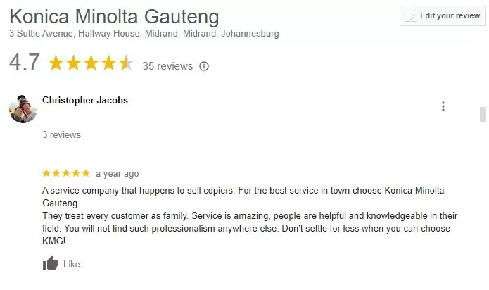 Champions of the eco-print revolution at Konica Minolta Gauteng