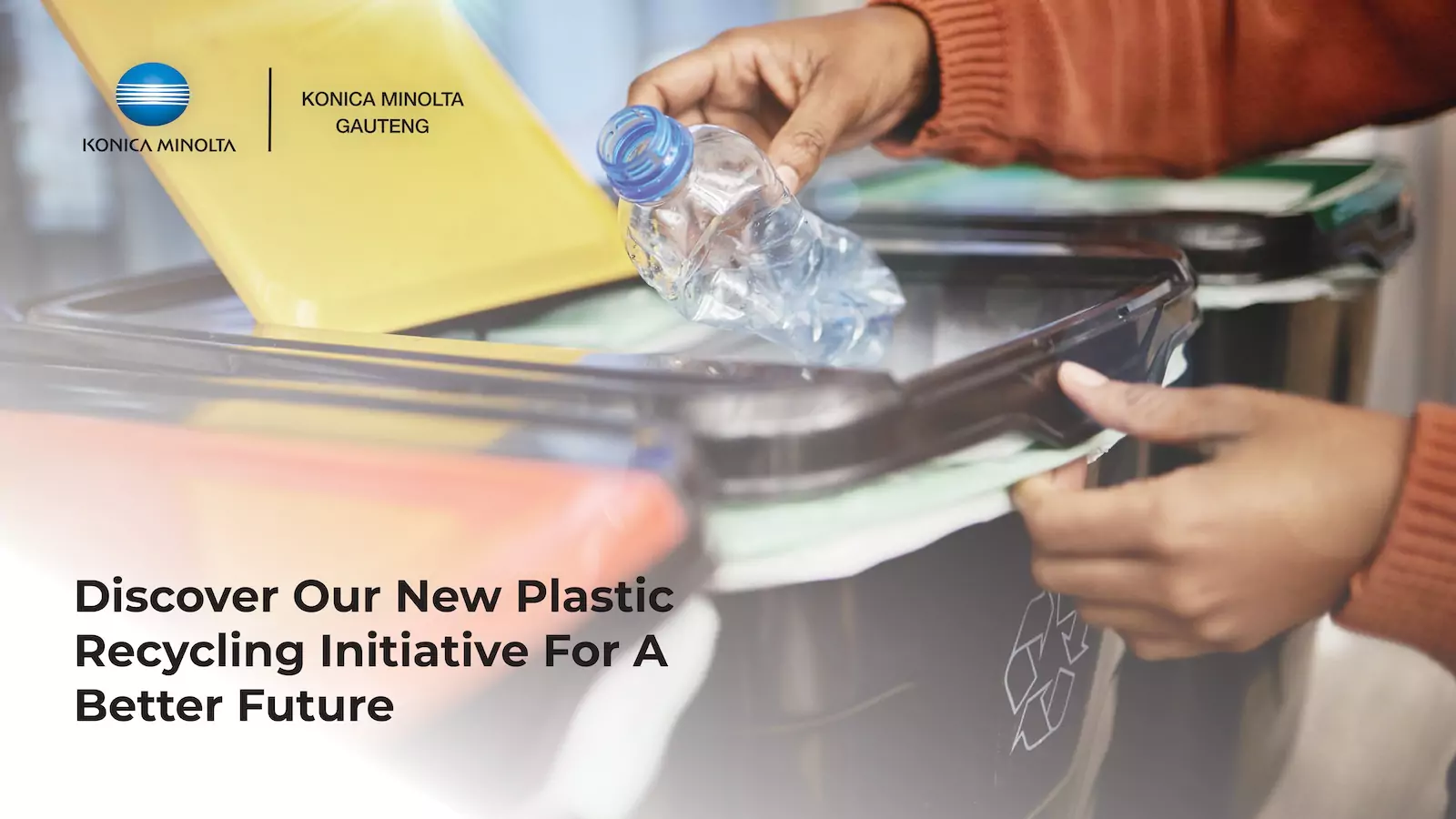 This is an image of an article about Our New Plastic Recycling Initiative For A Better Future - Konica Minolta Gauteng