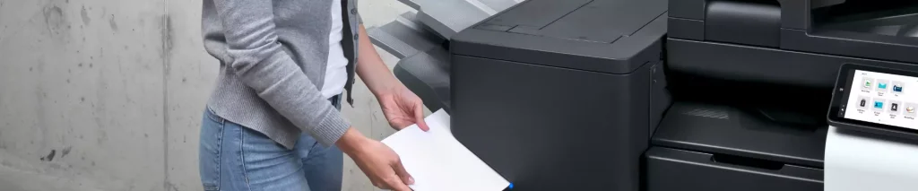 This is an image of an article about How To Approach AI Printing & Machine Learning In 2024 - Konica Minolta Gauteng