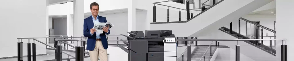 This is an image of an article about The Interesting Impact Of Remote Work In The Print Industry 2024 - Konica Minolta Gauteng