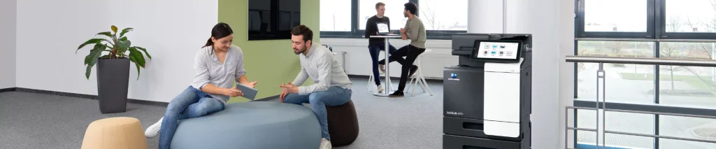 This is an image of an article about 5 Epic Ways Choosing Affordable Office Solutions Helps Reduce Stress - Konica Minolta Gauteng