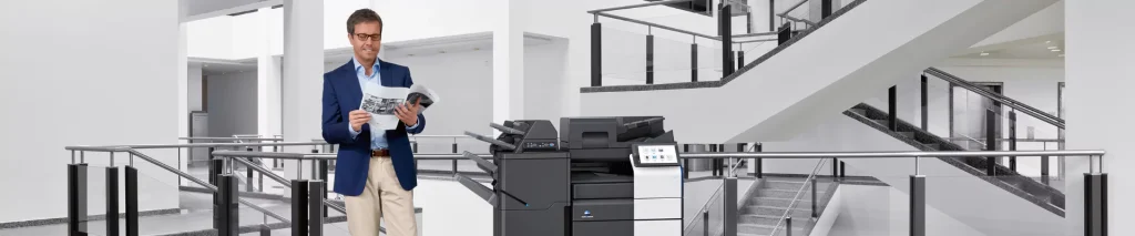 This is an image of an article about 5 Epic Ways Choosing Affordable Office Solutions Helps Reduce Stress - Konica Minolta Gauteng